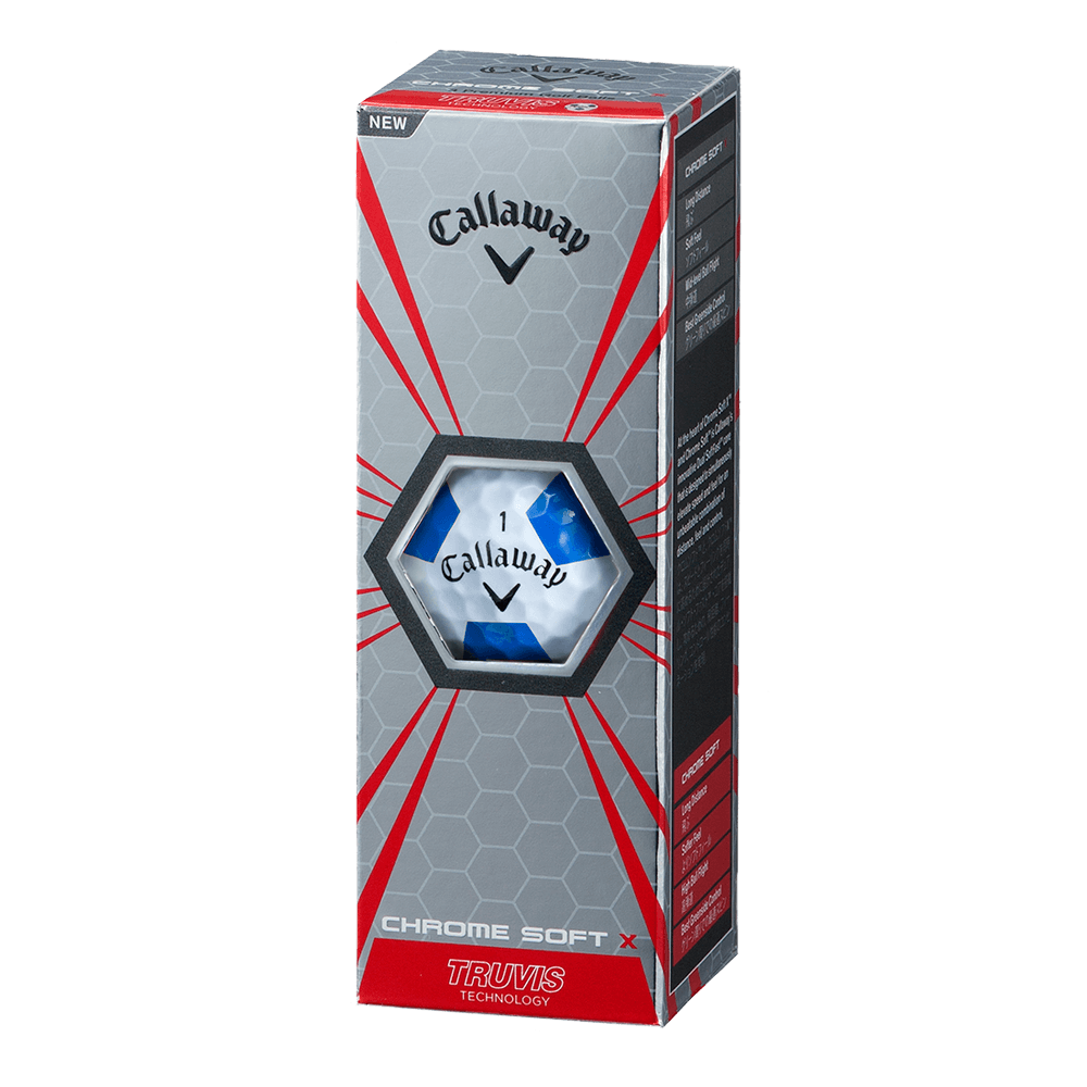キャロウェイ ゴルフボール クロムソフトX キャロワン 肉球 黄×黒 4スリーブ  キャロウェイゴルフ公式》CHROME SOFT⁄クロム ソフトシリーズ ボール新