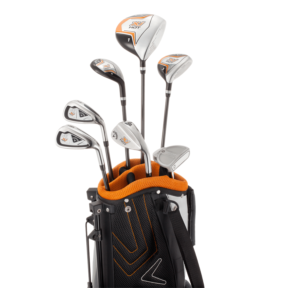 【バック訳あり】ジュニアセット　キャロウェイ　XJ HOT オススメ　入門 美品 callaway XJ HOT キャロウェイ ジュニア ゴルフセット Callaway
