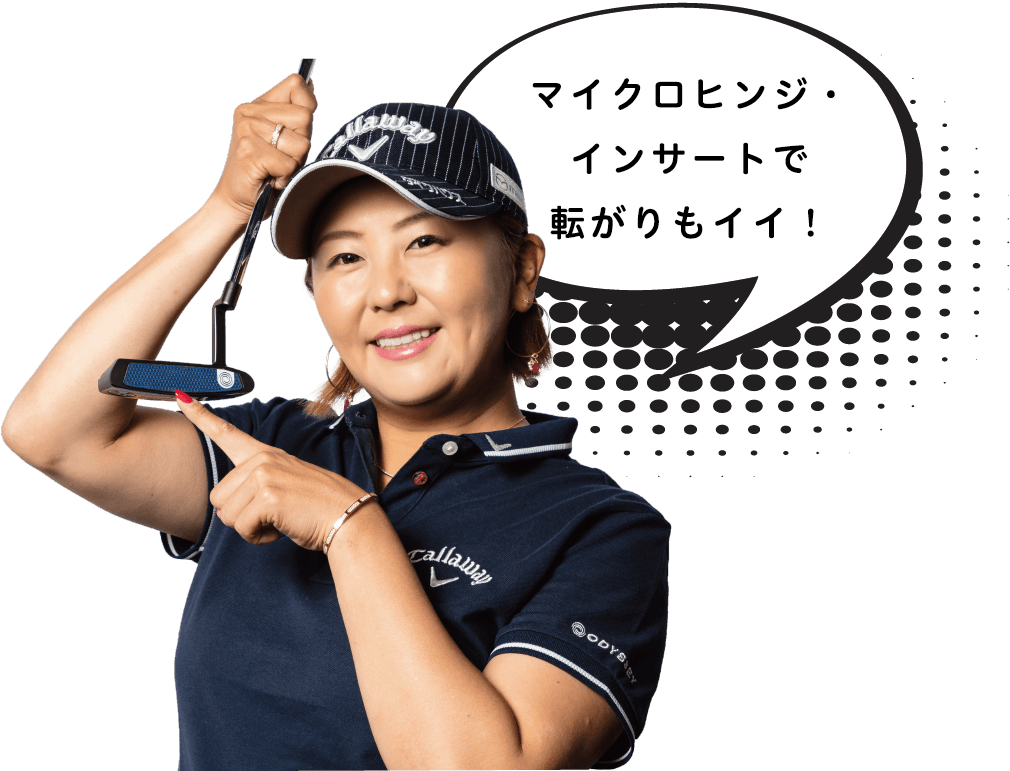 マイクロヒンジ・インサートで転がりもイイ!